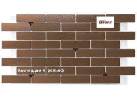 Термопанель Европа Амстердам 4 рельеф 