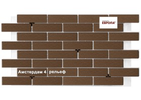 Термопанель Европа Амстердам 4 рельеф 