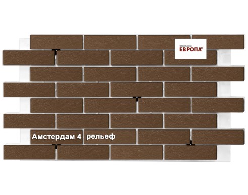 Термопанель Европа Амстердам 4 рельеф Термопанель Европа Амстердам 4 рельеф