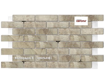 Термопанель Европа Колорадо 3 рельеф